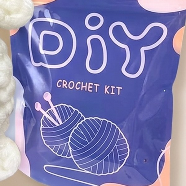 Den blanka marinblå DIY-påsen
